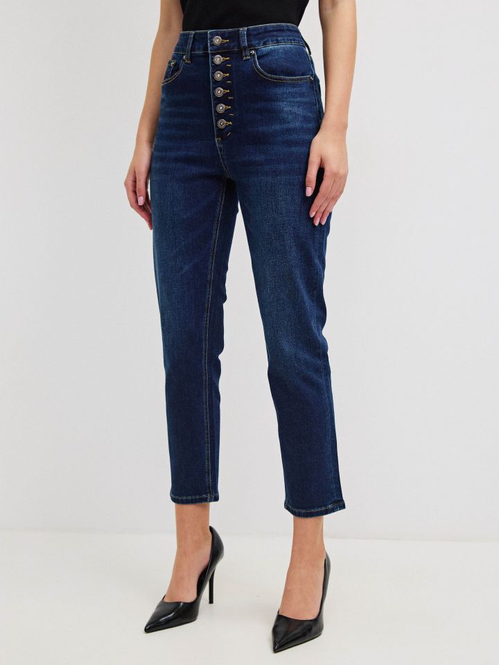 מכנסיים ג’ינס PROMO בצבע ג’ינס כהה