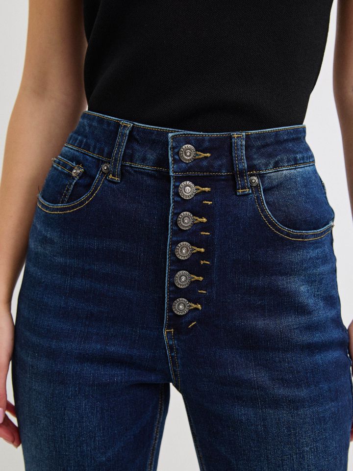 מכנסיים ג’ינס PROMO בצבע ג’ינס כהה