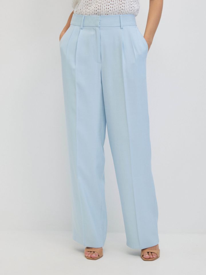 מכנסיים פנסים בצבע תכלת