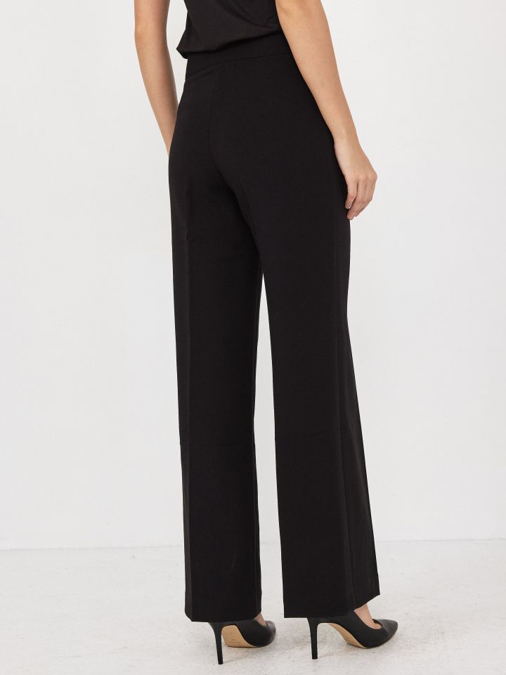 מכנסיים חגורה אבזם בצבע שחור