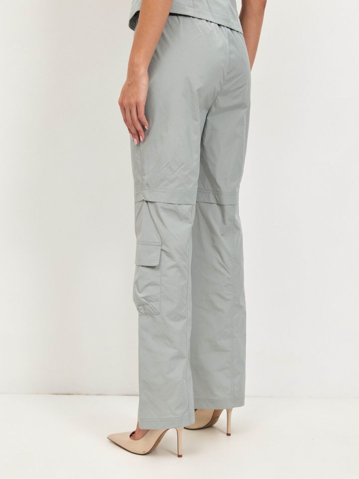 מכנסיים דגמייח רוכסנים ROMI בצבע ירוק בהיר