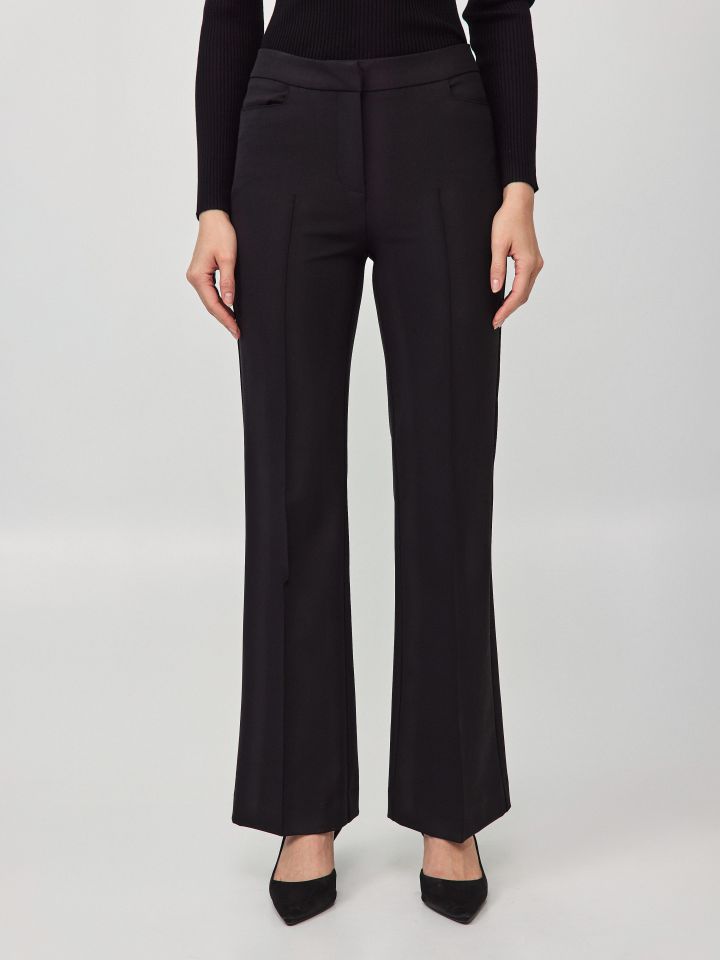 מכנסיים סן טרופה בצבע שחור