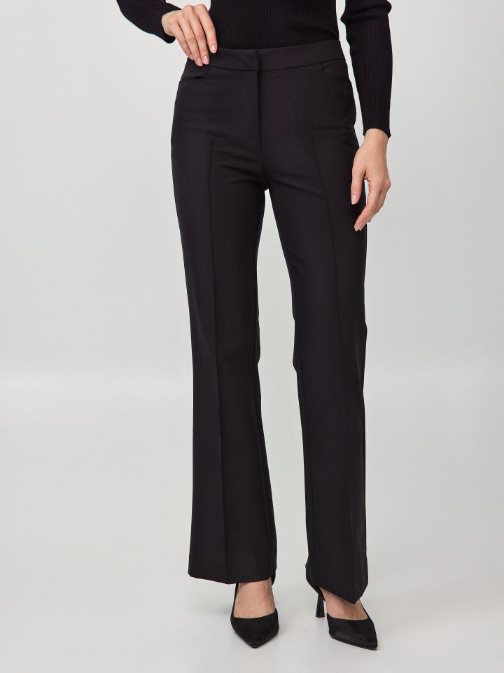 מכנסיים סן טרופה בצבע שחור