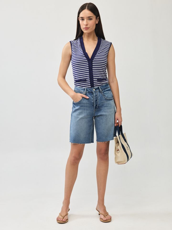 מכנסיים גינס ברך SHIRA בצבע ג’ינס