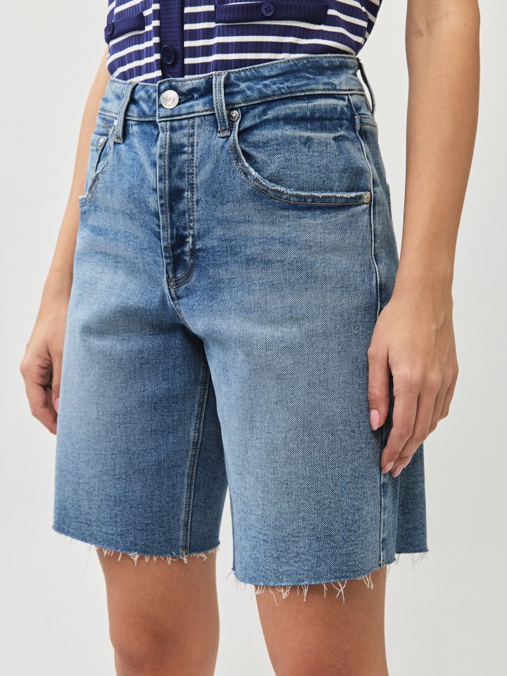 מכנסיים גינס ברך SHIRA בצבע ג’ינס