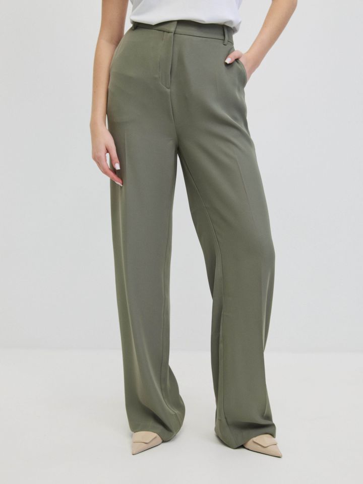 מכנסיים SHIRA  PROMO בצבע זית