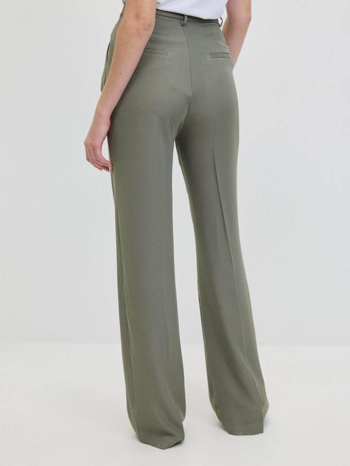 מכנסיים SHIRA  PROMO בצבע זית