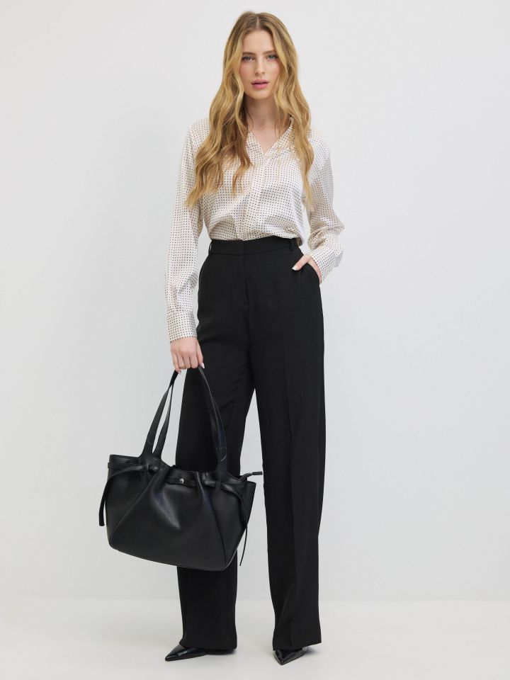 מכנסיים SHIRA  PROMO בצבע שחור