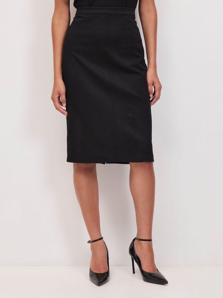 חצאית דיאגונל PROMO בצבע שחור