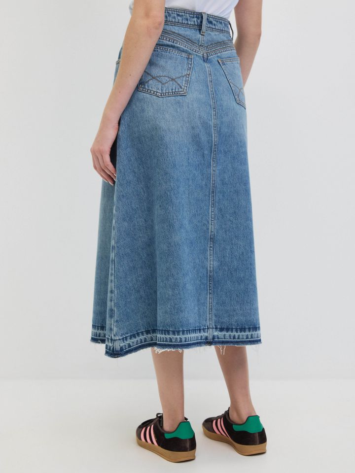 חצאית ג’ינס RANI בצבע ג’ינס בהיר