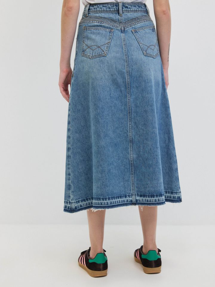 חצאית ג’ינס RANI בצבע ג’ינס בהיר