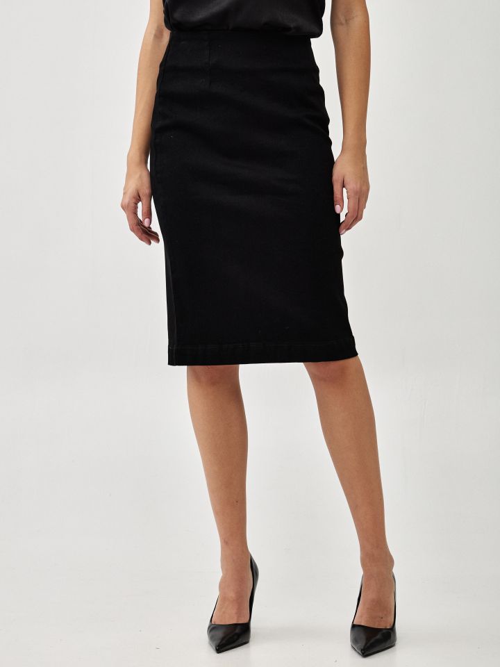 חצאית ג’ינס PROMO בצבע שחור