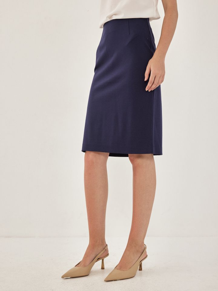 חצאית PROMO מילנו בצבע כחול כהה