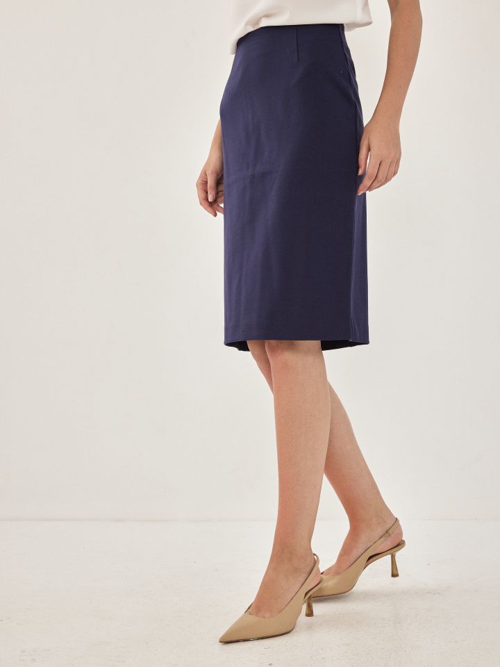 חצאית PROMO מילנו בצבע כחול כהה