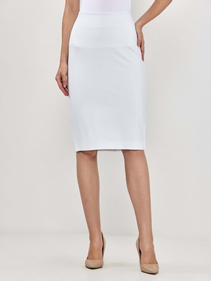 חצאית מילנו PROMO בצבע לבן