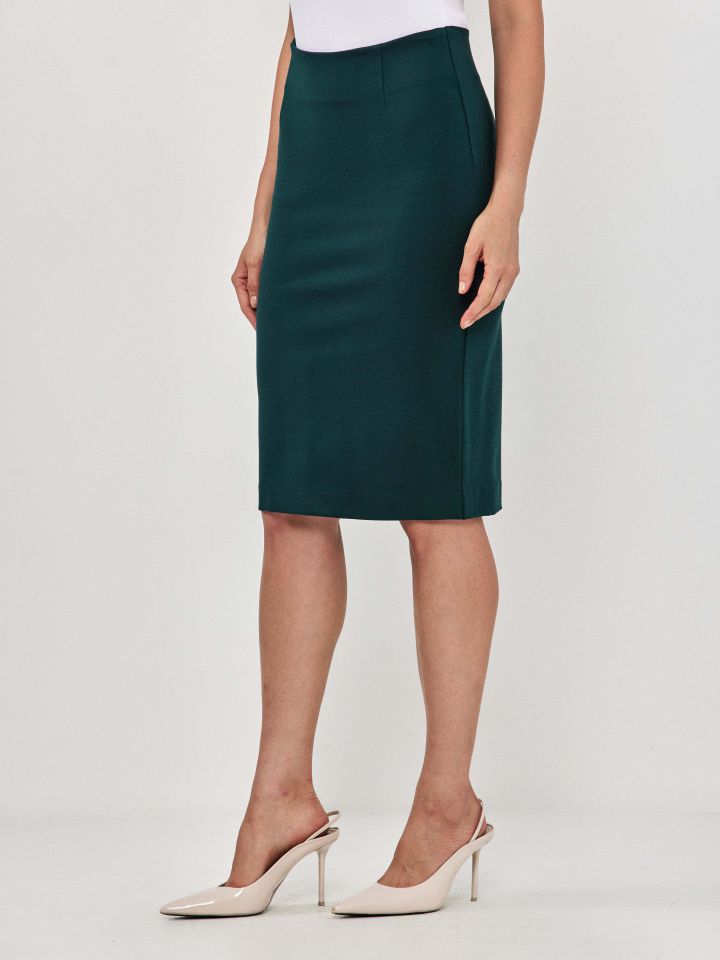 חצאית מילנו PROMO בצבע ירוק בקבוק