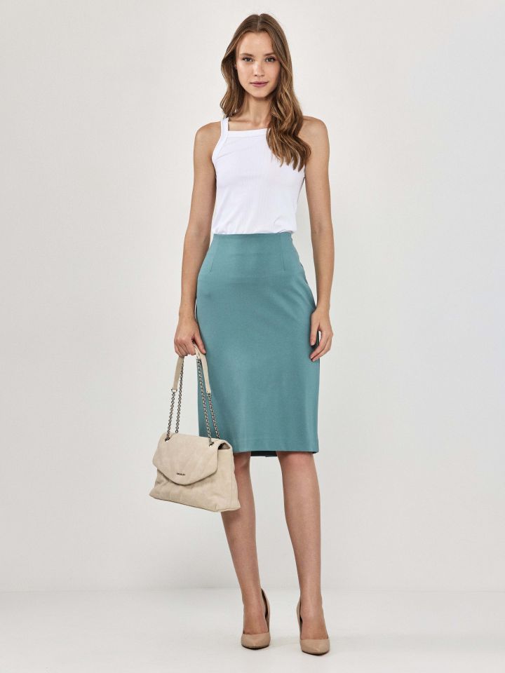 חצאית מילנו PROMO בצבע ירוק בהיר