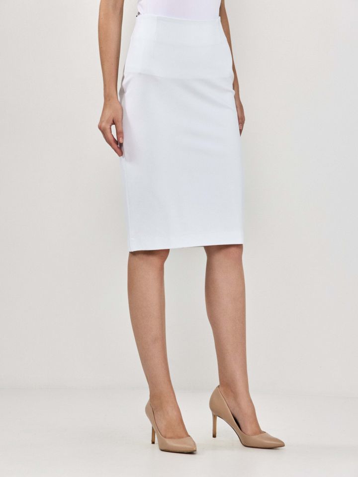 חצאית מילנו PROMO בצבע לבן