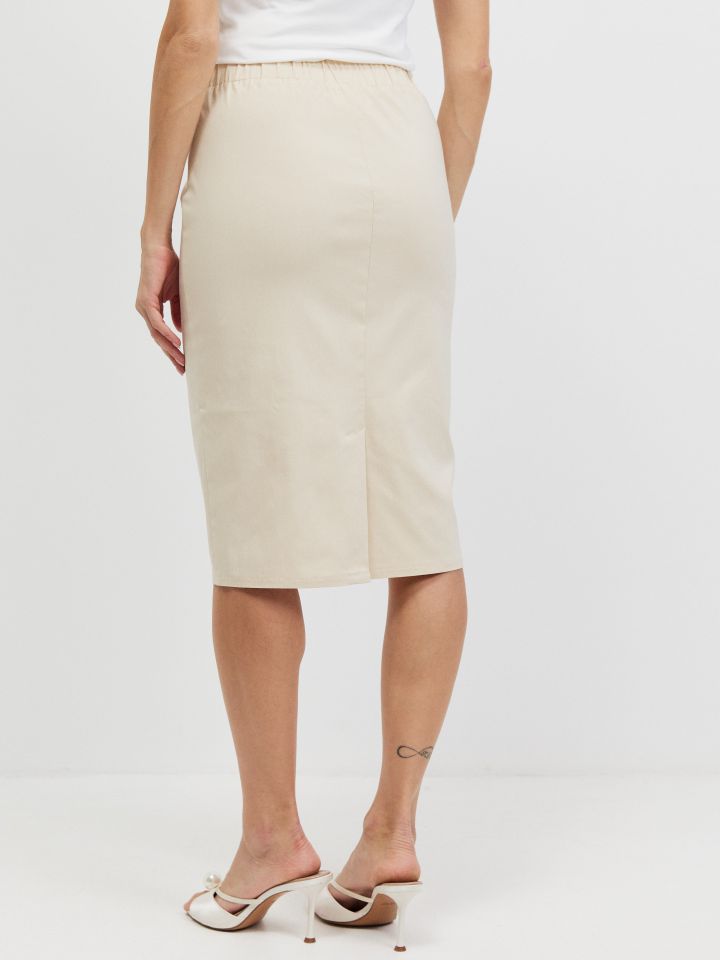 חצאית LIA PROMO בצבע טיבעי