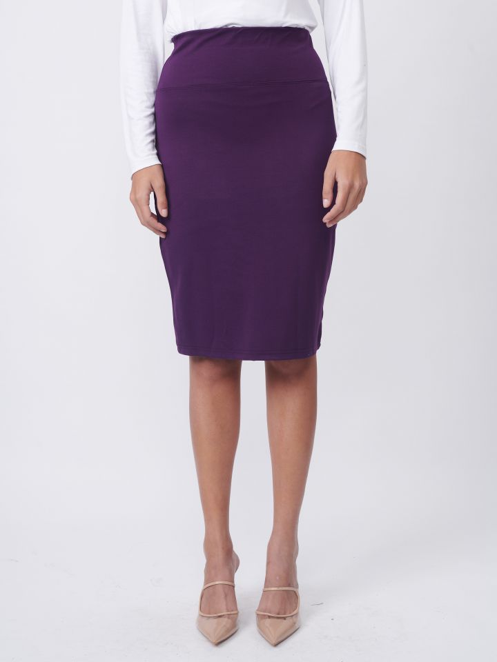 חצאית PROMO בצבע חציל