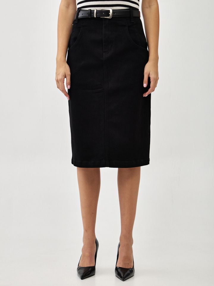 חצאית דריל LIA בצבע שחור