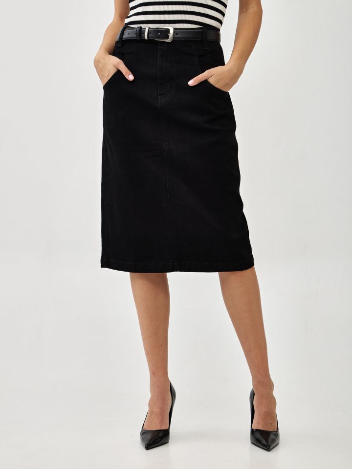 חצאית דריל LIA בצבע שחור