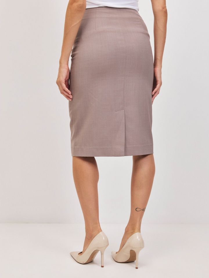 חצאית LIAT בצבע בייז מלנג’