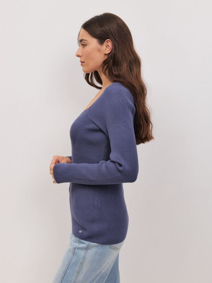 סריג  PROMO ROMI בצבע כחול מעושן