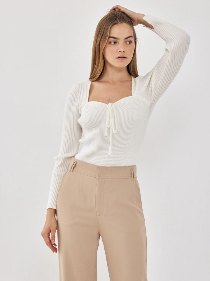 סריג LIA בצבע לבן