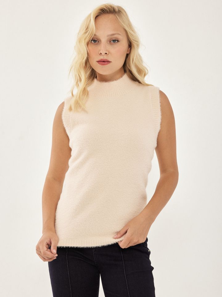 סריג חצי גולף שאניל PROMO בצבע ורוד חדש