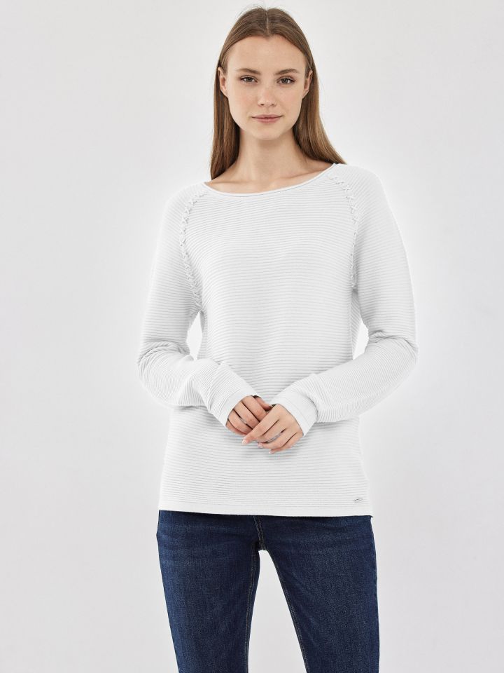 סריג רגלן PROMO SHIRA בצבע לבן