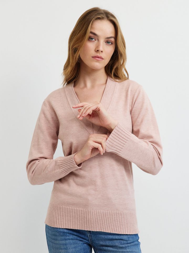 סריג PROMO NATALY V בצבע ורוד עתיק