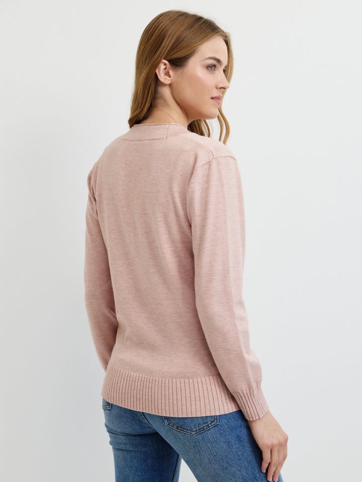 סריג PROMO NATALY V בצבע ורוד עתיק