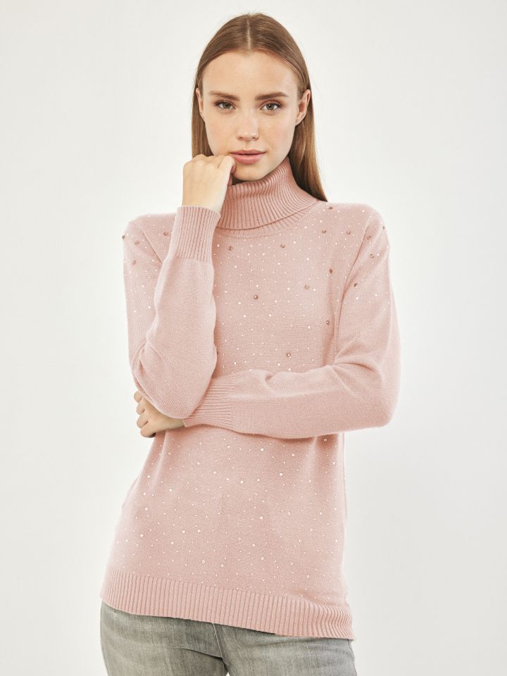 סריג גולף יהלומים בצבע ורוד חדש