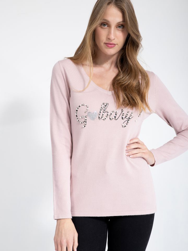 סריג GOLBARY PROMO בצבע ורוד עתיק