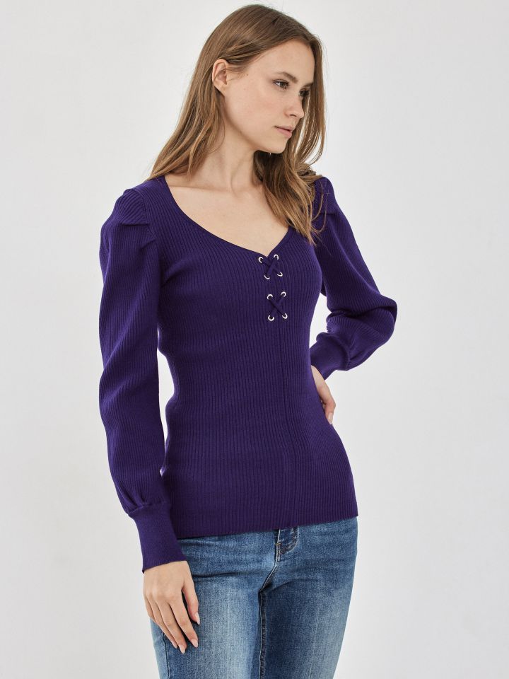 סריג פתח איבקות בצבע סגול