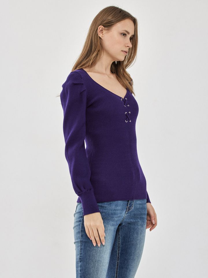 סריג פתח איבקות בצבע סגול