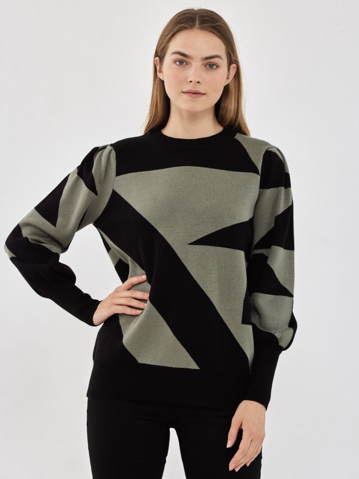 סריג שילובים PARIS בצבע ירוק