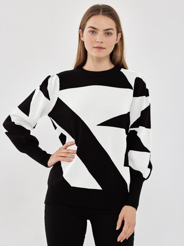 סריג שילובים PARIS בצבע שחור