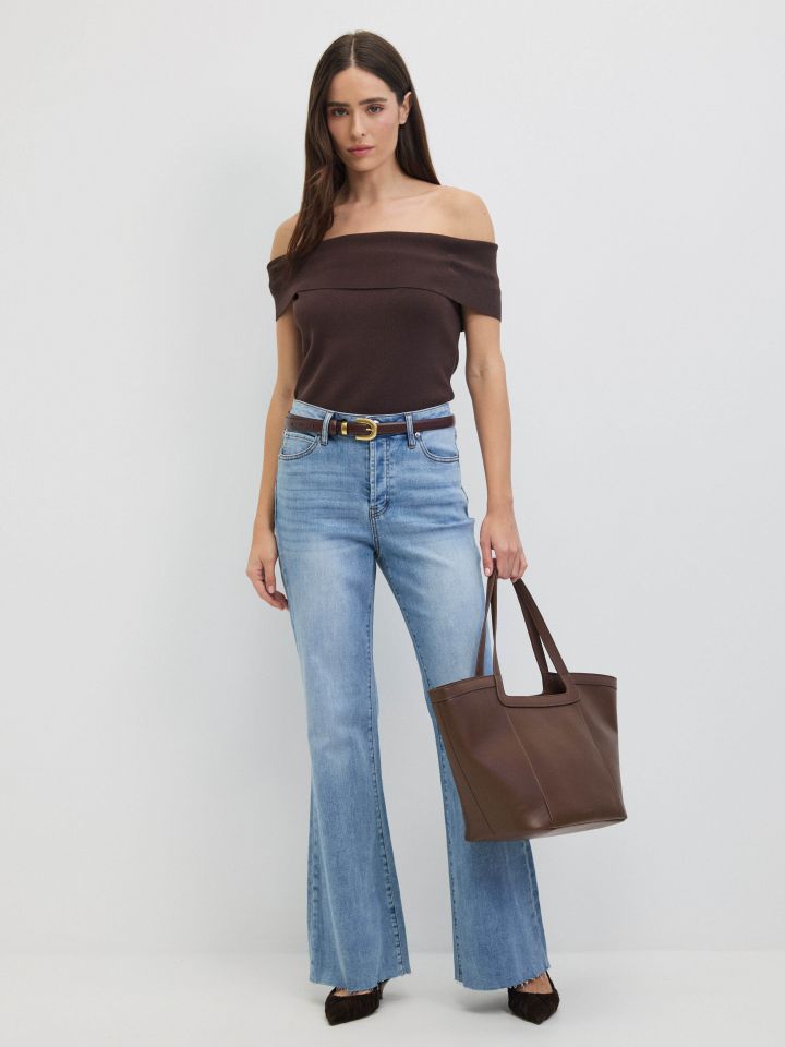 סריג וולן ALONA בצבע חום