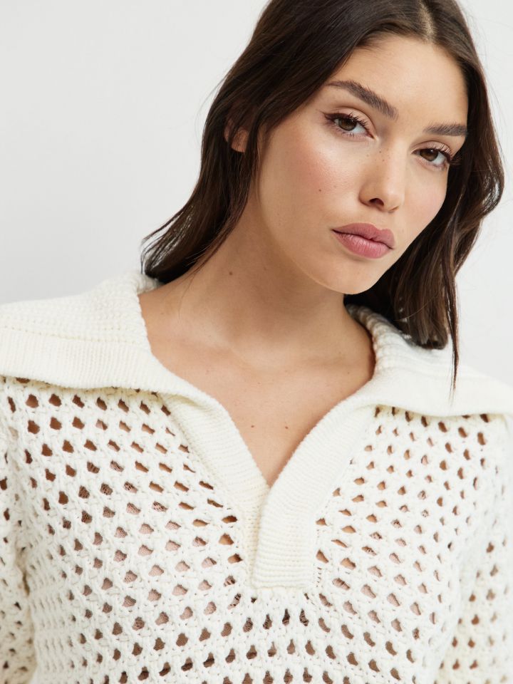 סריג רשת בצבע אופוויט