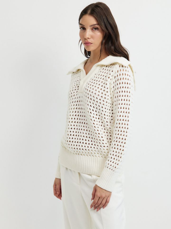 סריג רשת בצבע אופוויט