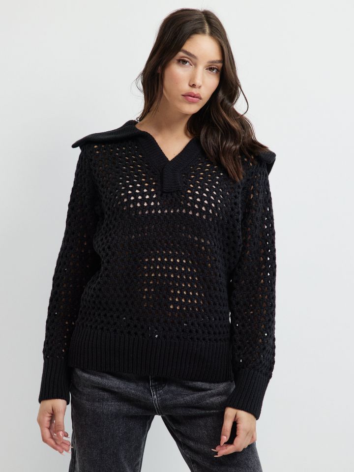 סריג רשת בצבע שחור