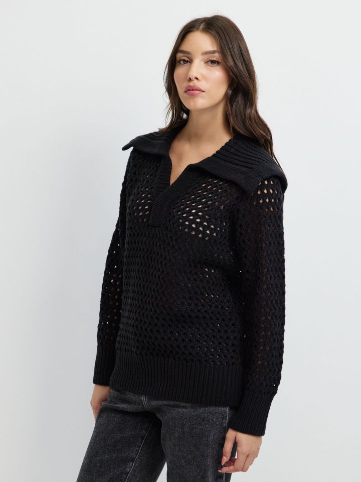 סריג רשת בצבע שחור