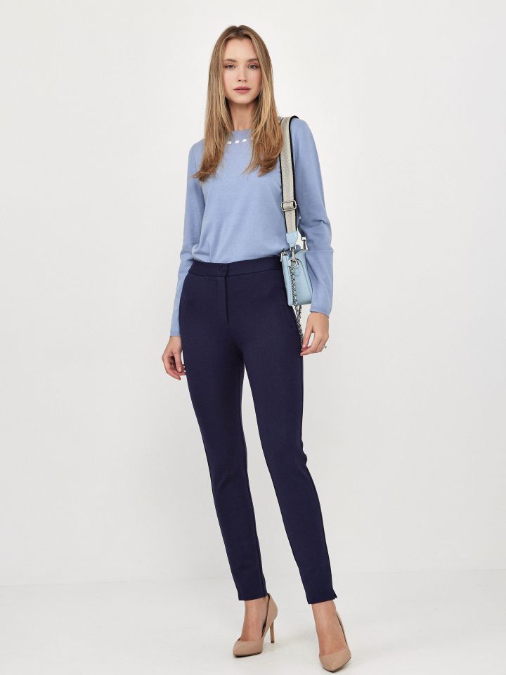 סריג פתח שילוב PROMO בצבע תכלת אורלי