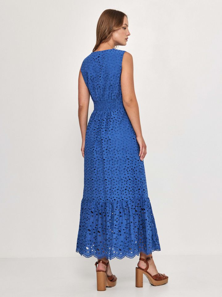 שמלה קרושה SHIRA בצבע כחול רויאל