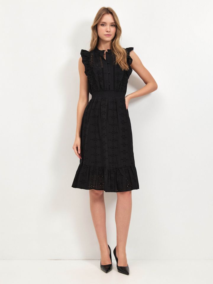 שמלה קרושה בצבע שחור