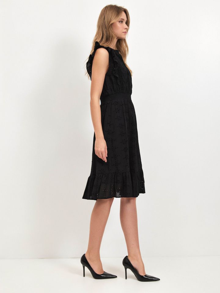 שמלה קרושה בצבע שחור