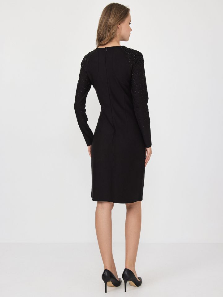 שמלה יהלומים בצבע שחור