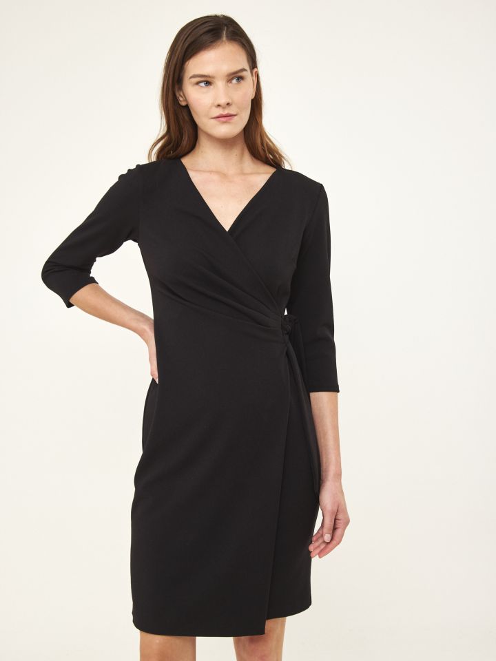 שמלה מעטפה PROMO בצבע שחור